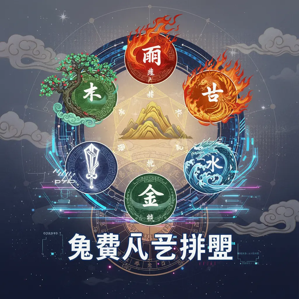 免費八字排盤 - 五行