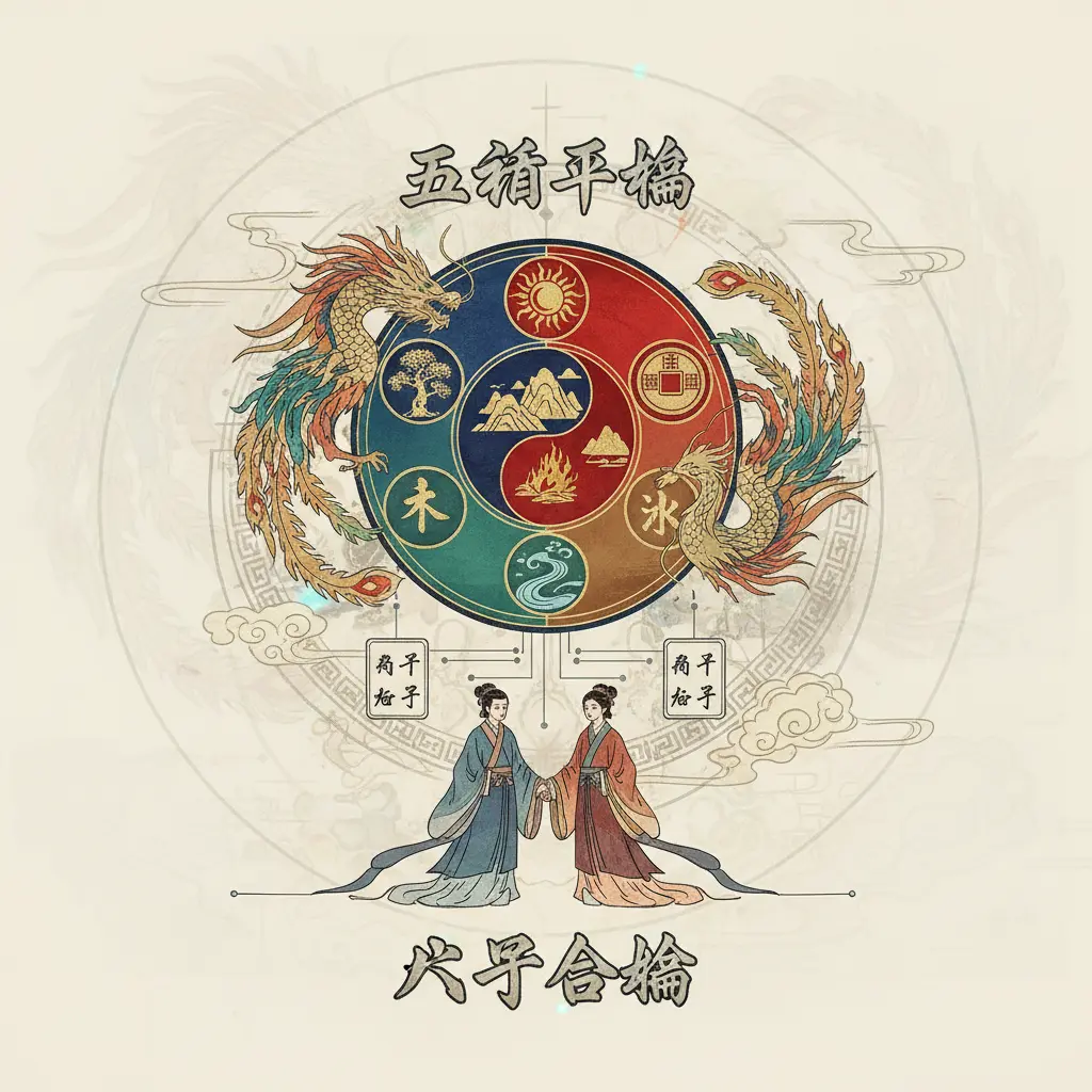 八字合婚 - 五行平衡