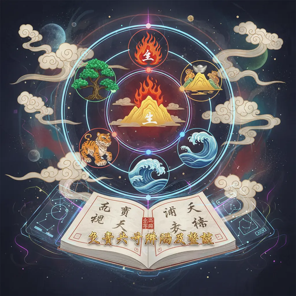 免費八字排盤及解說 - 五行