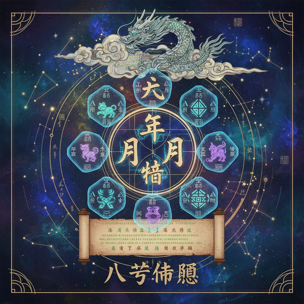 八字 - 八字命盤