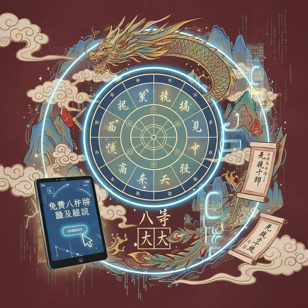 免費八字排盤及解說 - 紫微鬥數