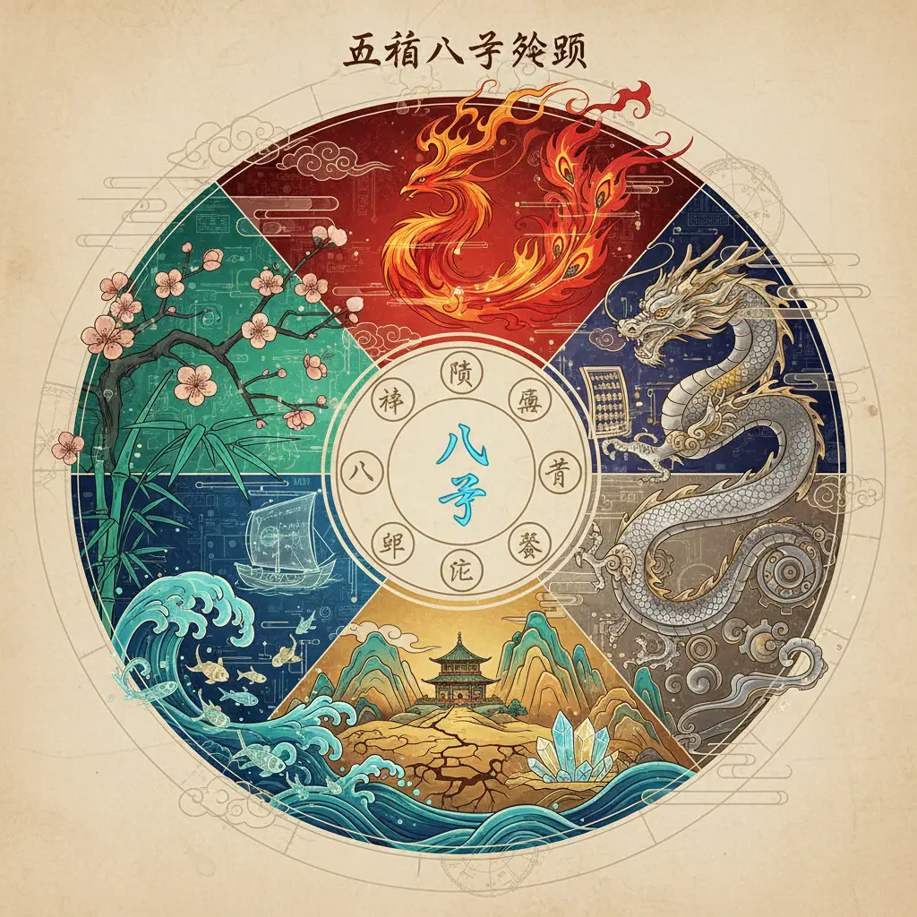 八字查詢 - 五行