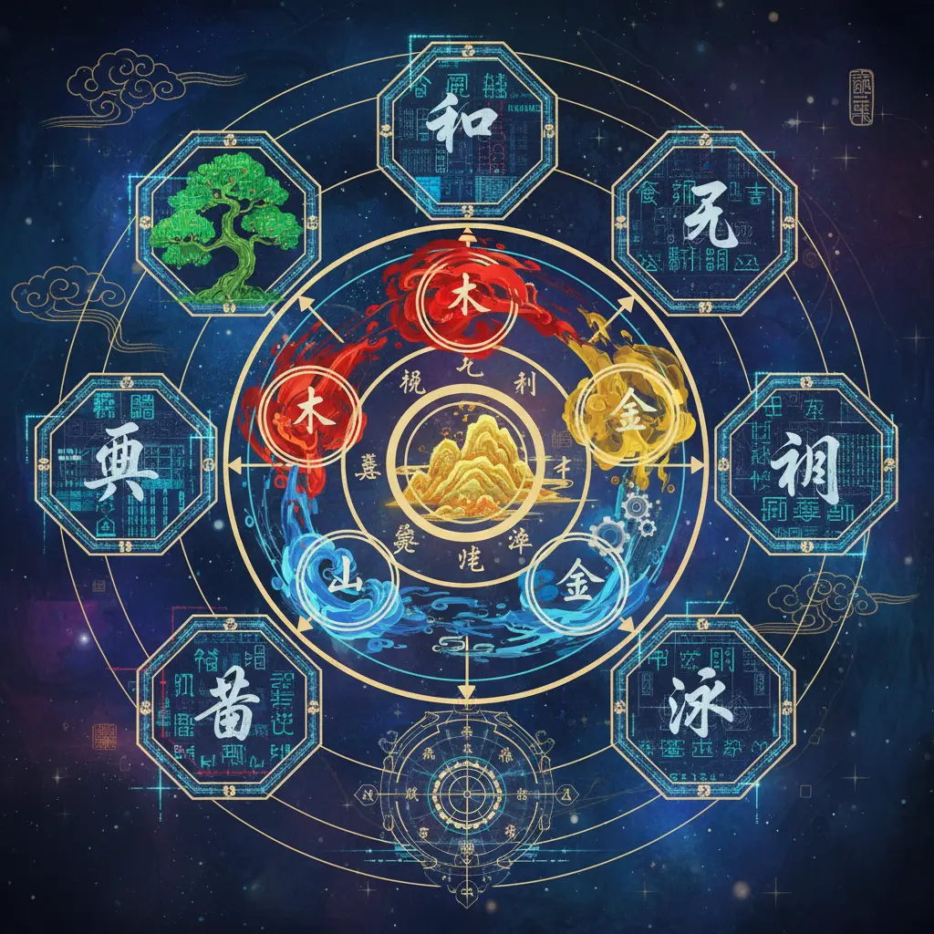 八字排盤 - 五行