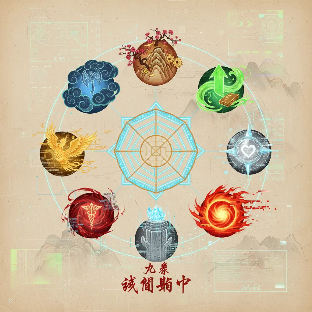 奇門遁甲 - 九星