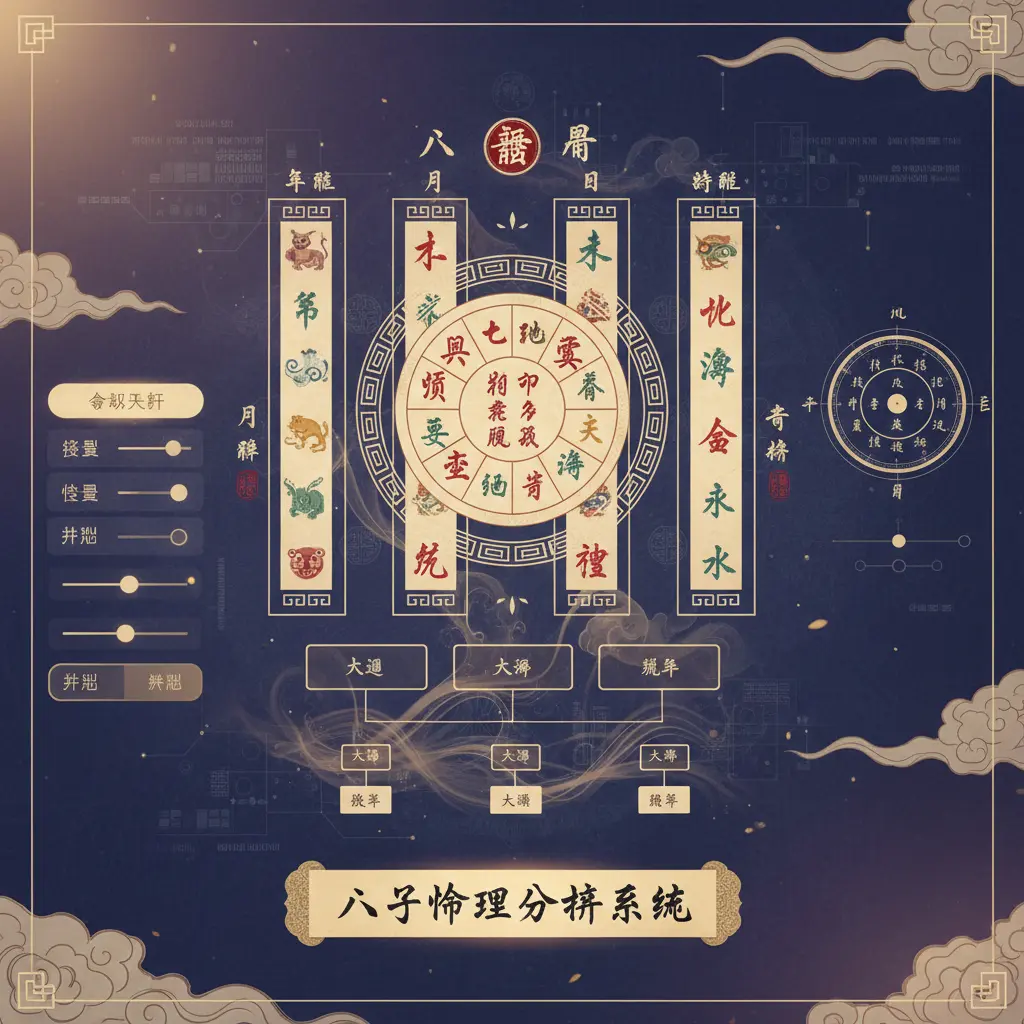 八字排盤 - 八字命盤