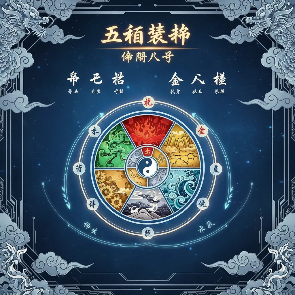 命盤八字 - 五行結構