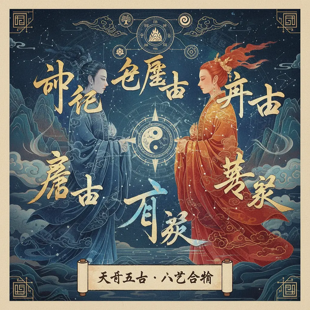 八字合婚 - 天干五合