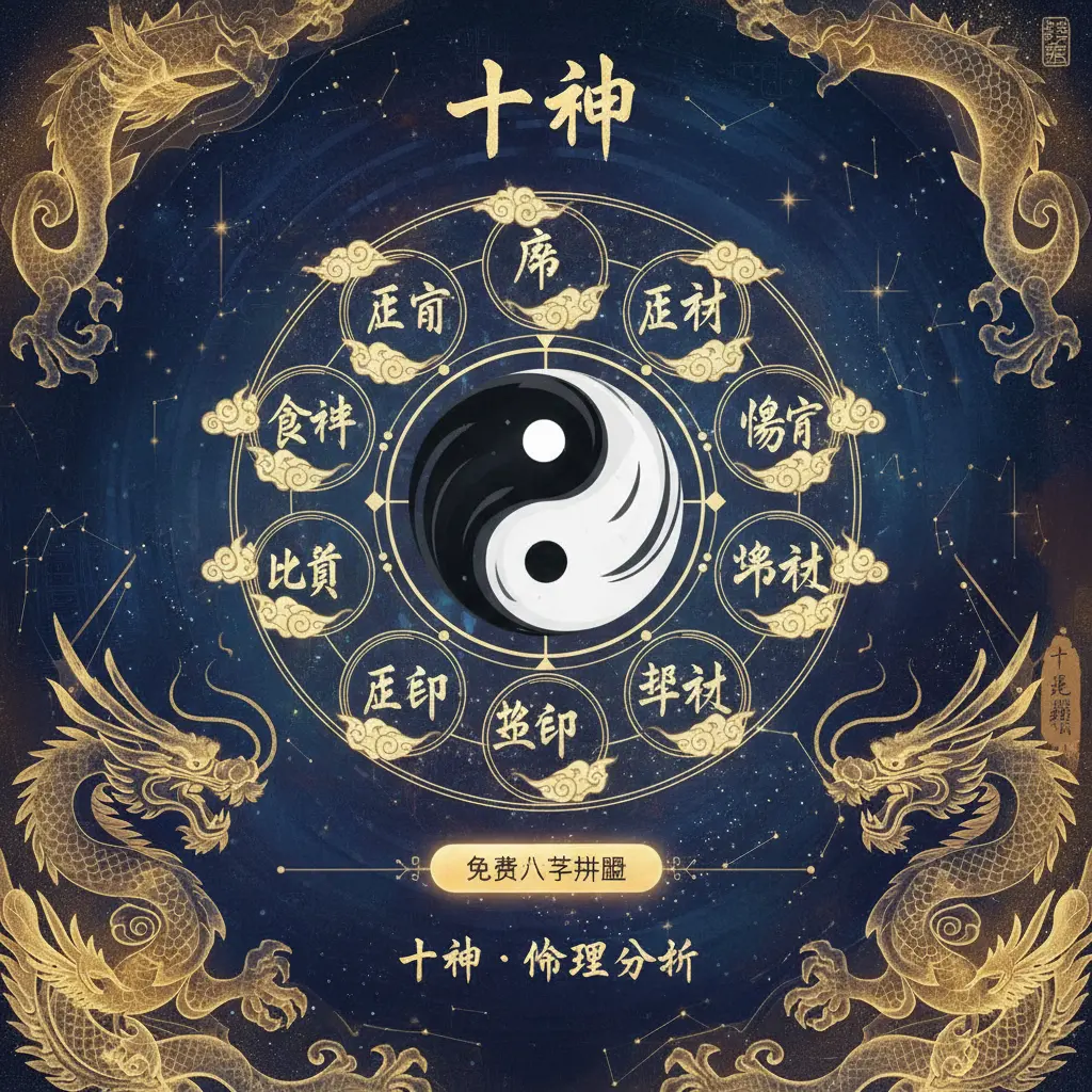免費八字排盤 - 十神