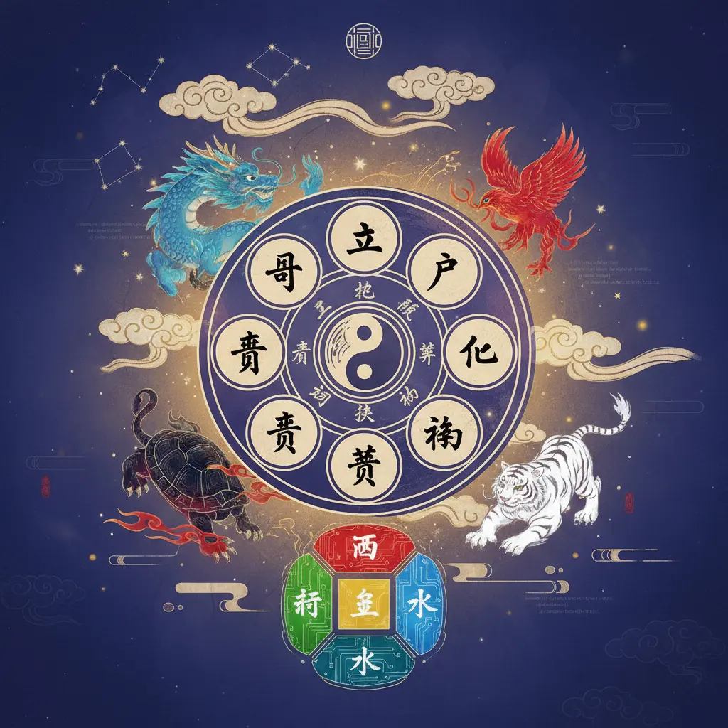 八字排盘 - 天干地支