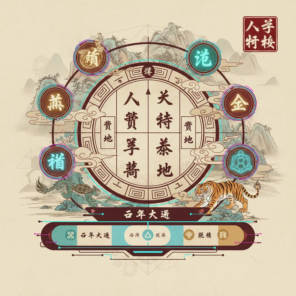 八字分析 - 八字命盤