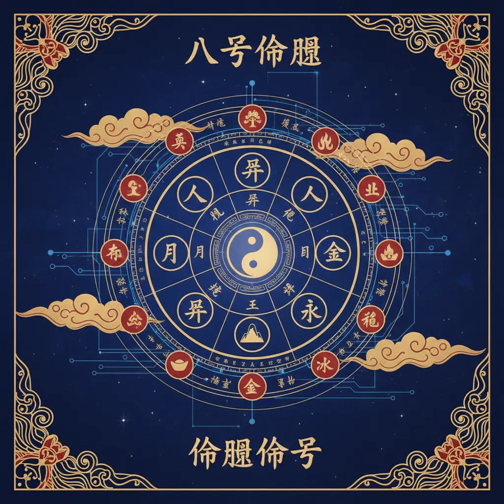 命盤八字 - 八字命盤